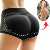 Pantis de Control Sexy para Mujer Moldeadoras de Cintura Tipo Triángulo Transpirables con Relleno de Esponja para Levantar Cadera y Glúteos