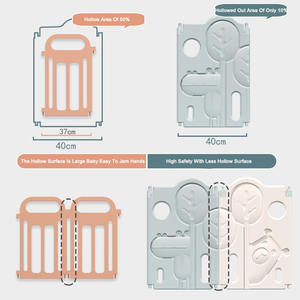 Le meilleur parc pliant pour enfants au monde Parc de jeu en plastique pour bébé avec grande clôture et toboggan Parc pour tout-petits en vente - Product Image 5