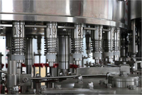 Machine de remplissage automatique de boissons gazeuses très populaire avec moteur pour l'embouteillage de boissons gazeuses et de sodas