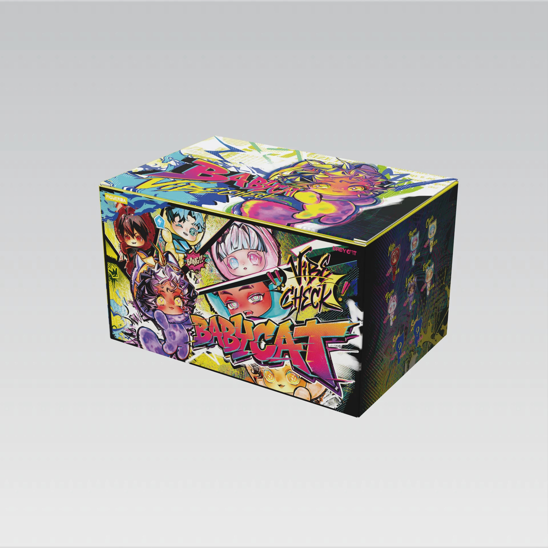 Juego completo de 6 cajas ciegas.