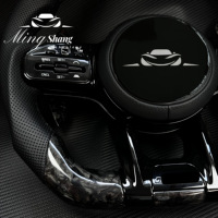 Volant AMG en fibre de carbone forgée, volant personnalisé haut de gamme pour Mercedes-Benz C63 G63 G500 G55 S63 GLE GLA W223 W213