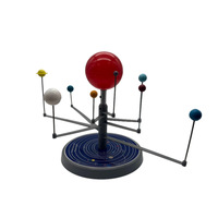 Modelo Orbital de Globo Terráqueo del Sol, la Tierra y la Luna - Herramienta Educativa de Planetario de Madera para Enseñanza y Lecciones de Geografía