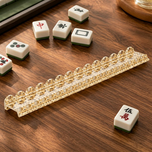 Stock Bamboo Pattern U-Shape Portable Tile Ruler Farmhouse Style American Pool <b>Table</b> Pushers Game Accessories <b>Folding</b> <b>Legs</b> - Product Image 1