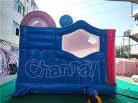 Château gonflable Candy Inflatables avec toboggan, aire de jeux gonflable pour enfants, château gonflable avec toboggan