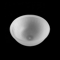 Abat-jour en PC PMMA rond moulé par injection sur mesure, diffuseur d'ampoule LED opale, abat-jour en plastique pour lampe d'ambiance OEM ODM