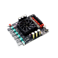Compatible avec la carte d'amplification audio HT21MAX 2.1CH, sortie 200W*2+400W, module d'amplification audio numérique réglable pour aigus et graves
