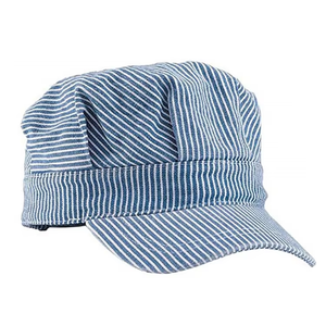 Gorra Clásica Ajustable de Ingeniero/Conductor de Tren con Franja Octogonal - Product Image 1