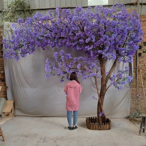 Promotion : Arbre artificiel en fleurs de soie, cerisier violet, centre de table pour décoration de mariage - Product Image 2