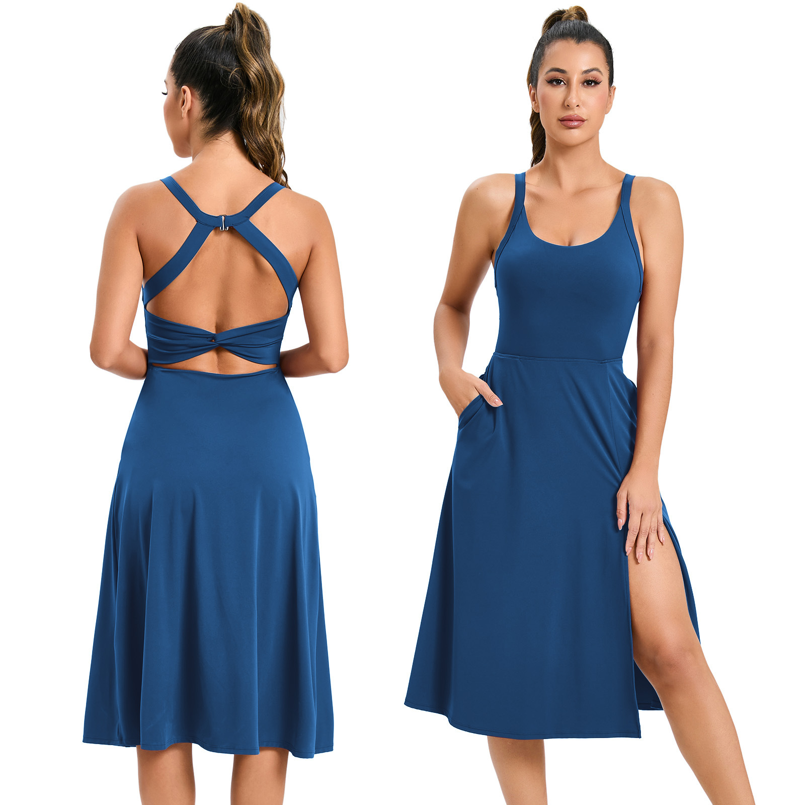 Azul pavo real
