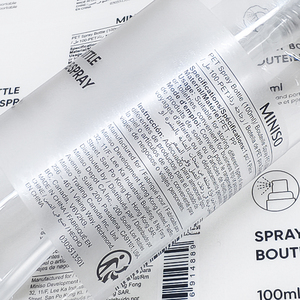 Custom Die Cut Clear <strong>Label</strong> <strong>Printed</strong> <strong>Transparent</strong> Stickers Waterproof Vinyl Travel Product <strong>Labels</strong> For Refill <strong>Bottle</strong> - Product Image 5