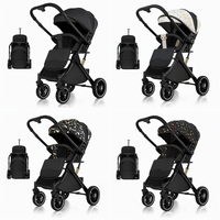 Poussettes pour bébés. Poussette de luxe pour bébé, poussette pliable avec roues en mousse EVA, poussette double sens pour bébé