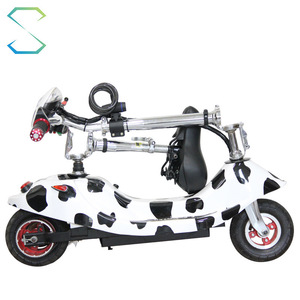 Deportes y Entretenimiento BD008 Little Dolphin Scooter Eléctrico Plegable de 2 Ruedas, Scooter Eléctrico Portátil con Asiento para Niños y Cesta - Product Image 6