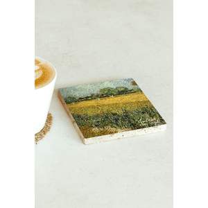 Posavasos de Piedra Individual Serie Vincent Van Gogh Número 1, Diseño Cuadrado para Regalo Empresarial o Promocional - Product Image 2