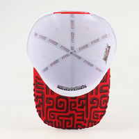 Groothandel ingewikkeld bewerkte unisex gestructureerde baseballpet met gepersonaliseerd patroon overal geborduurd op de klep voor streetwear