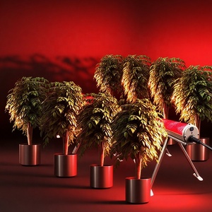 Trong Nhà Nhà Kính Trồng Ánh Sáng Liên Nhà Máy Cây Bóng Phát Triển Ánh Sáng Sâu Xa Màu Đỏ Dưới Tán Led 120W - Product Image 5