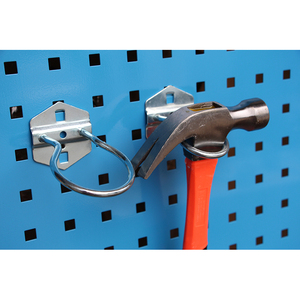 Perforated Square Hole Board Tool Hanging Board Thickened Hammer Round Hook Tie Mounts - Product Image 3