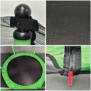 Zoshine <span class=keywords><strong>Kids</strong></span> Trampoline 55Inch Thuisgebruik Indoor Trampoline Kind Fitness Jumping Mini Trampoline Met Veiligheidsnet - Product Image 6