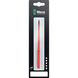 WERA-Destornillador Phillips intercambiable VDE 05004414001 (embalaje de autoservicio)-INSERTOS AISLADOS EAN 4013288220899 - Product Image 1