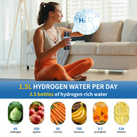 Meilleure vente de l'usine chinoise SPE hydrogène tasse à eau générateur bouteille rechargeable bon marché USB gaz solaire pour voiture de bureau