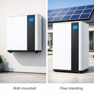 51.2V 리튬인산철(LiFePO4) 벽걸이형 가정용 에너지 저장 배터리 10.24kWh 14.34kWh 16.08kWh 태양광 시스템용 - Product Image 2