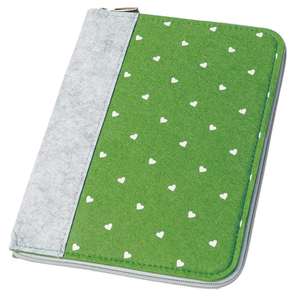 Alemán-Folleto azul zip A5 notebook premium de fieltro suave niño maternidad tapa y mutterpass madre pasaporte cubierta - Product Image 5