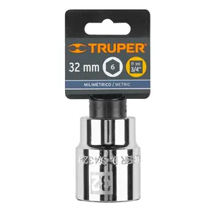 BOX 3 Douille 32 mm, 6 points, entraînement 3/4 po, TRUPER - Product Image 4