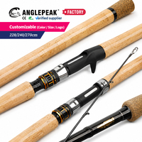 Caña de Pescar de Agua Dulce para Spinning y Casting, 2.28m 2.4m 2.7m, Caña de Pescar para Cabeza de Serpiente, XXH, Fibra de Carbono, para Perca