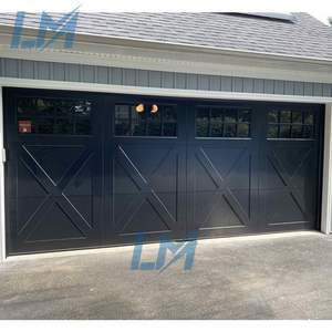 Portes de <span class=keywords><strong>garage</strong></span> pliantes horizontales en acier modernes personnalisées en usine avec fonction antivol pour une utilisation extérieure - Product Image 4