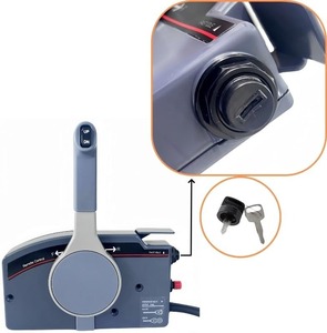 Nuevo Control Remoto de Gasolina para Motor Fuera de Borda, Caja de Control Lateral Premium con Interruptor de Trim y Tilt, Arnés de Cableado de 16 Pies y 10 Pines para <span class=keywords><strong>Yamaha</strong></span> 703 - Product Image 3