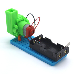 Mini soplador 1, Kit de ciencia DIY, juguete educativo de plástico para niños de 7 a 9 años, modelo de forma geométrica de funcionamiento manual - Product Image 2
