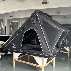 Tente de toit en alliage d'aluminium YOUNGHUNTER, modèle Trigone en V, ouverture rapide, une chambre, quatre saisons, pour voiture - Product Image 1