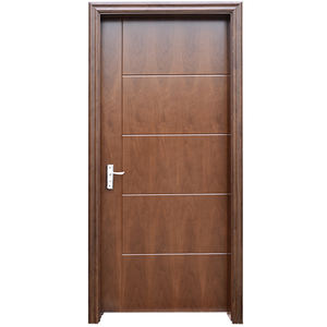 Puerta Lisa de Madera Laminada para Interiores, <span class=keywords><strong>Acabado</strong></span> Pulido, Madera de Nogal, Caoba, Sapelli, Precio de Fábrica - Product Image 5