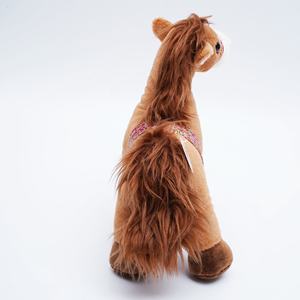 Simpatico cavallo giocattolo di peluche marrone realizzato in materiale morbido amichevole squisito giocattolo di peluche cavallo con criniera realistica regalo ideale per i bambini - Product Image 6