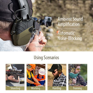 Protection électronique des oreilles pour le champ de tir des armes à feu, <span class=keywords><strong>casque</strong></span> à réduction de <span class=keywords><strong>bruit</strong></span> NRR 25dB pour la chasse - Product Image 6