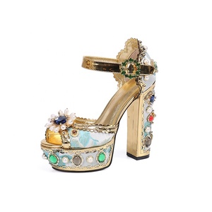 <span class=keywords><strong>Sandali</strong></span> Estivi da Donna in Vera Pelle 2020 <span class=keywords><strong>Sandali</strong></span> Gladiatore Romani con Tacco Spesso 14cm <span class=keywords><strong>Sandali</strong></span> con Piattaforma da Donna Taglie Grandi <span class=keywords><strong>42</strong></span> 43 - Product Image 1