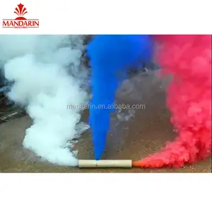 Mandarim 3 cores EUA daytime pirotecnia cor fumaça colorida tubo fogos de artifício fonte de fumaça de cor
