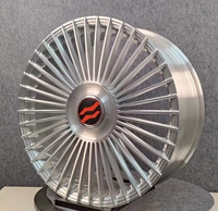 Jantes forgées SW 24X10 5X112 ET20mm ARGENT BROSSÉ, jantes en alliage pour Rolls Royce SPECTRE CULLINAN PHANTOM GHOST Dawn Wraith