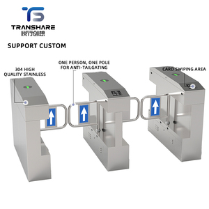 Tùy chỉnh OEM ODM lối vào an ninh turnstile cửa siêu thị kiểm soát truy cập tự động Swing turnstiles cổng RFID thẻ - Product Image 3