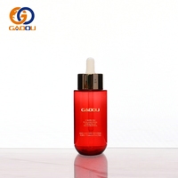 Ventes chaudes, flacon pompe fin en plastique PET personnalisé, coloré, pour usage industriel, 30 ml, 60 ml, rechargeable, soins de la peau, cosmétiques