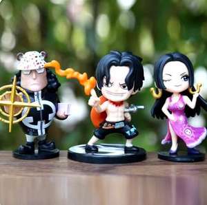 Figuras de Anime HESPER One Piece, Muñecos de Colección Luffy, Dracule Mihawk, Oka Shichibukai, Ace, Boa, Juego Completo en Oferta - Product Image 3