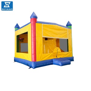 Château plein d'entrain gonflable de maison sautant le videur sautant de château avec la glissière à l'intérieur pour des enfants - Product Image 1