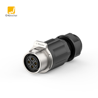 LP20 5 Pin Electrical Terminal Cable Wiring Connecting Plug Outdoor LED Garden Lighting Plastic IP68 Waterproof Connector