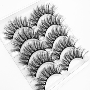 Fabricantes de Pestañas <span class=keywords><strong>Postizas</strong></span> Veganas con Empaque Personalizado, Marca Privada, Proveedor de Pestañas de Seda de Visón Sintético para Paquetes de 5 Pares al por Mayor - Product Image 6