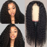 Perruques sans colle en cheveux humains, Lace Front HD brésilienne, cheveux péruviens, cuticules alignées, cheveux bruts, perruques Full Frontal Lace