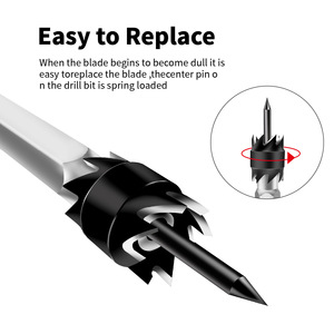 Spot <b>Drill</b> <b>Bit</b> 3/8 5/16 Inch Hex Shank Bright Finish Metal Hole Opener For Spot Weld Removal - Product Image 4