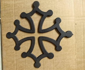 15cm 20cm 30cm <span class=keywords><strong>Croix</strong></span> <span class=keywords><strong>Occitane</strong></span> en fonte Décoration murale Panneau français Décoration murale pour mur - Product Image 5