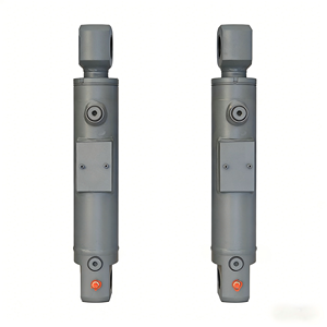 Cylindre <span class=keywords><strong>hydraulique</strong></span> à double action soudé sur mesure pour machines d'ingénierie, offrant une puissance de poussée et de traction élevées - Product Image 3