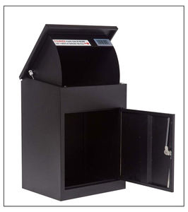 high quality black drop box parcel box large for package