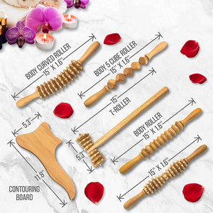 Juego de herramientas quiroprácticas de columna vertebral de madera de gama alta <span class=keywords><strong>2020</strong></span>, masajeador de fisioterapia quiropráctico de uso doméstico más vendido - Product Image 3