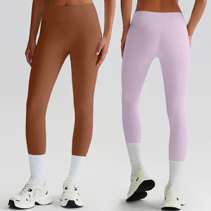 Leggings de <span class=keywords><strong>yoga</strong></span> ACK8001 pour femmes, vêtements de sport, fitness, élastiques, séchage rapide, confortables, respirants, taille haute - Product Image 4
